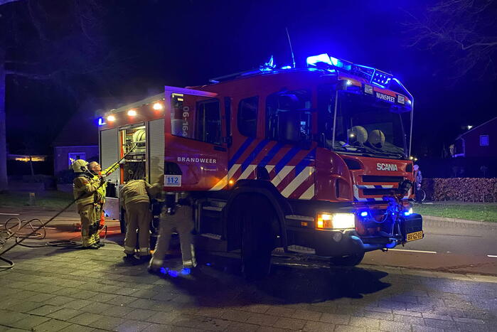 Heg vat vlam door vuurwerk