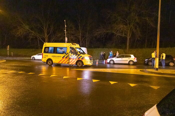 Gewonde bij kettingbotsing tussen vier voertuigen