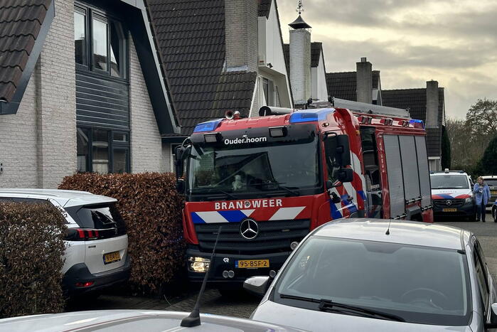 Woning vol rook door brand