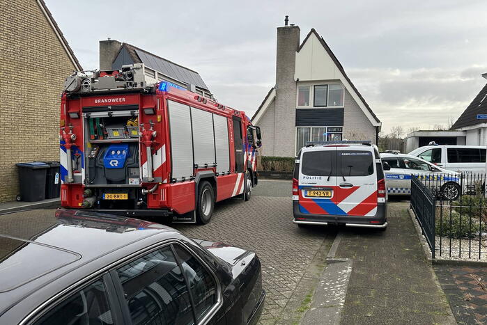 Woning vol rook door brand