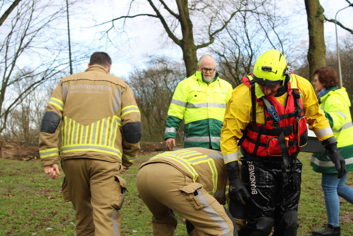 Dier gered door brandweer