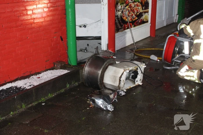 Brand in pizza zaak snel geblust