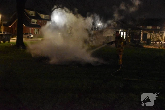 Buitenbrand snel onder controle