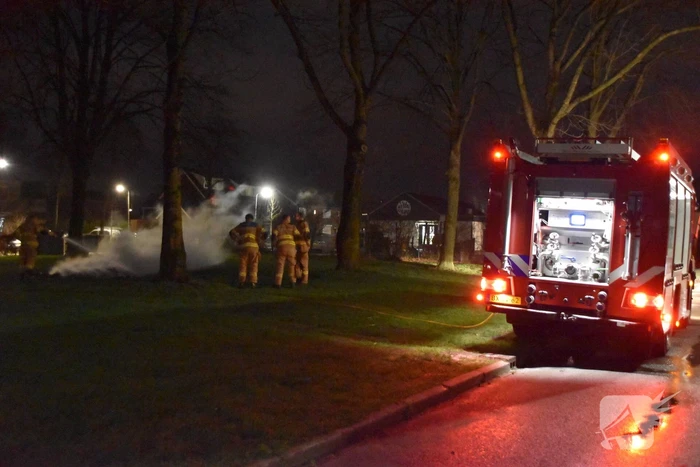 Buitenbrand snel onder controle