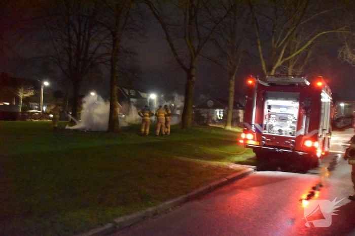 Buitenbrand snel onder controle