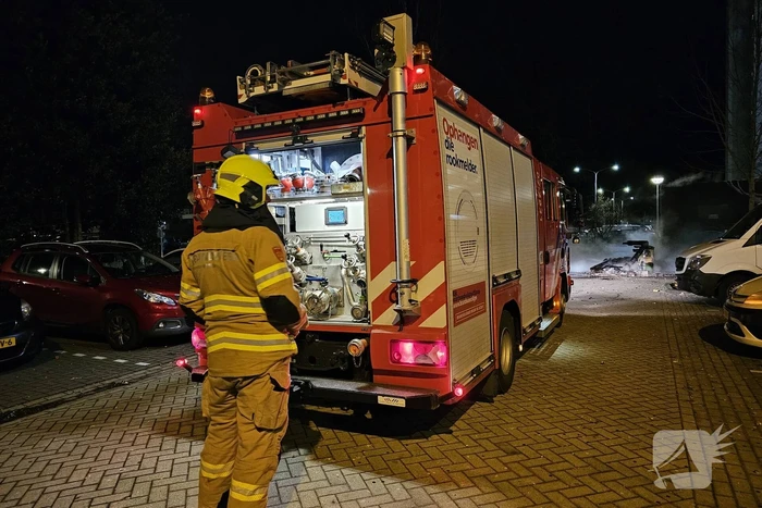 Afvalbrand snel geblust