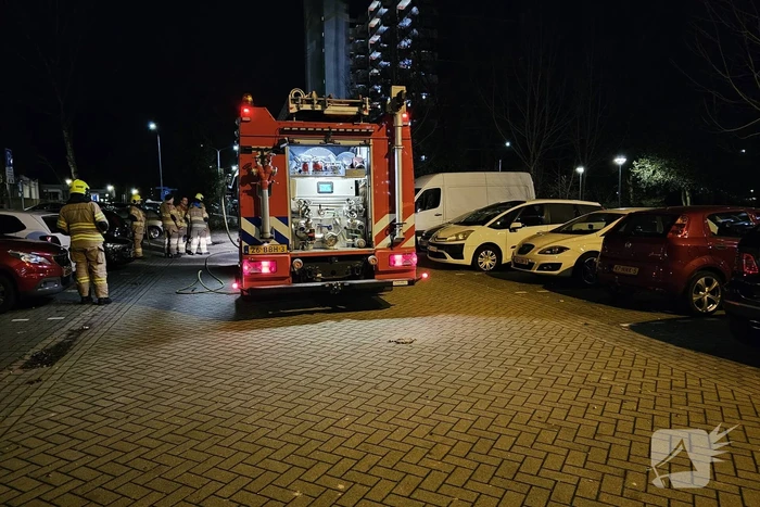 Afvalbrand snel geblust