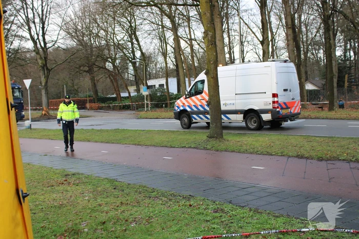 Weg afgesloten na ernstige aanrijding vanwege onderzoek
