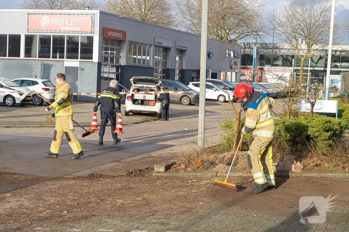 Explosief aangetroffen bij bedrijfspand
