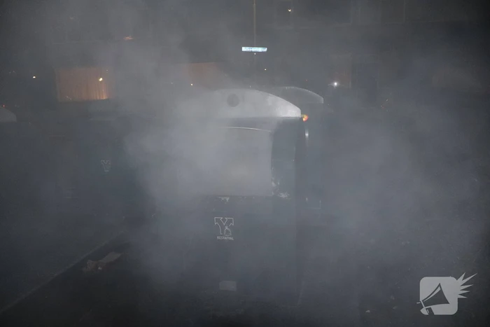 Rookontwikkeling bij brand in container