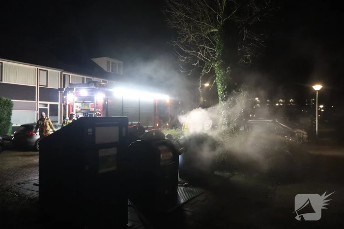 Rookontwikkeling bij brand in container