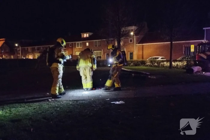 Jongeren proberen speeltoestel in brand te steken