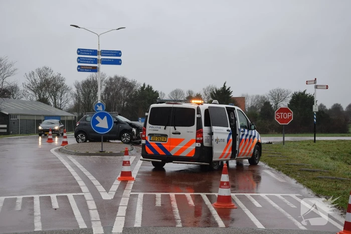 Ongeval tussen twee voertuigen op bekende kruising