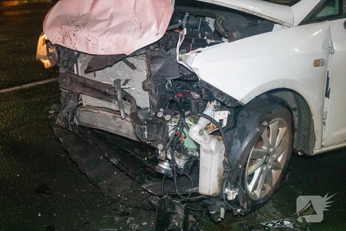 Flinke schade bij ongeval op kruising