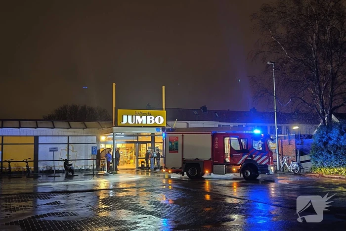 Supermarkt ontruimd door brand in meterkast