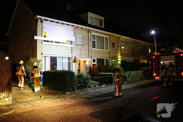 Rolluik van woning los door storm