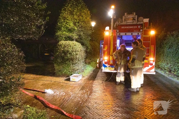 Kelder van woning vol water