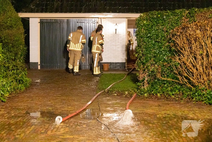 Kelder van woning vol water