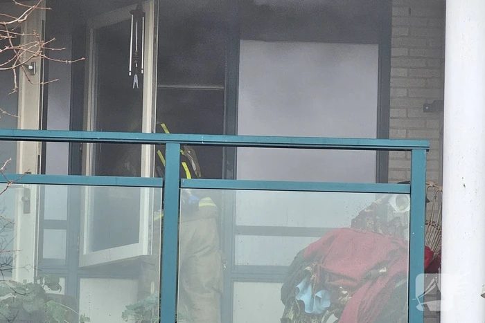 Felle brand in flatwoning