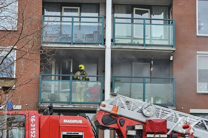 Felle brand in flatwoning