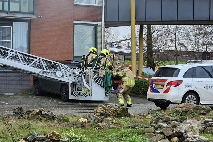 Felle brand in flatwoning