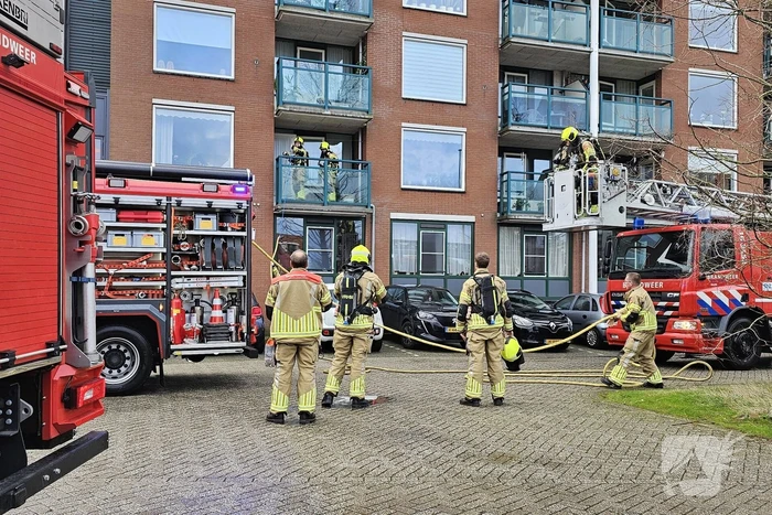 Felle brand in flatwoning