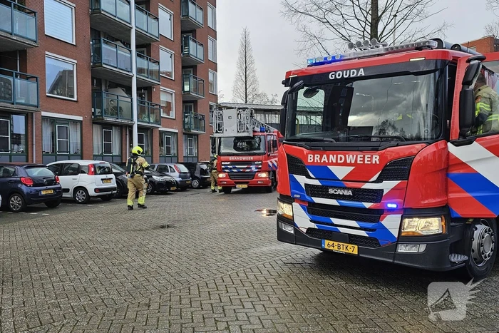 Felle brand in flatwoning