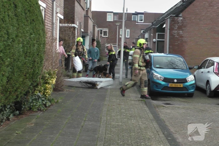 Matras vat vlam in woning
