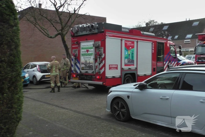 Matras vat vlam in woning