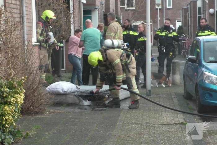 Matras vat vlam in woning