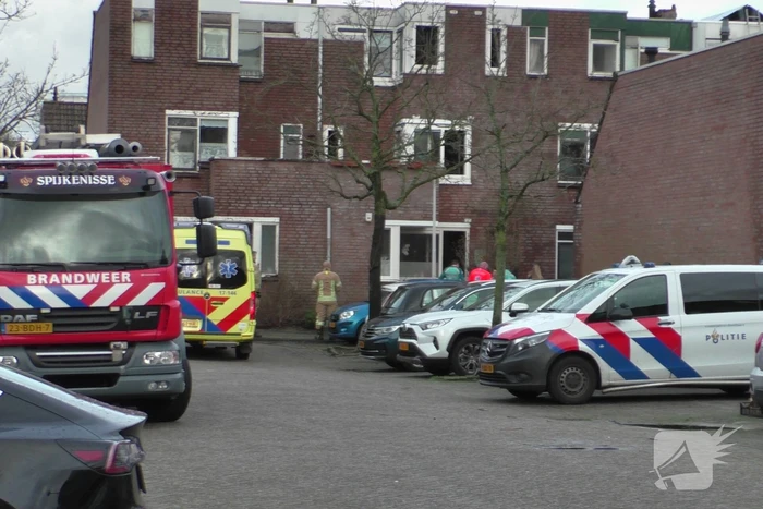 Matras vat vlam in woning