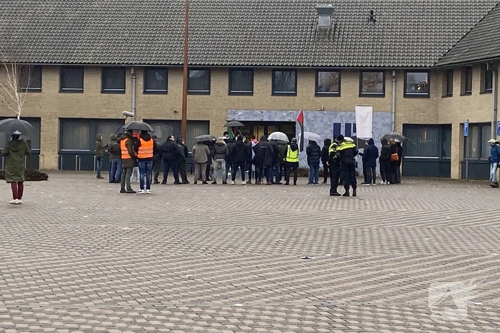 Veel politie-inzet bij demonstratie voor Marokaans gezin