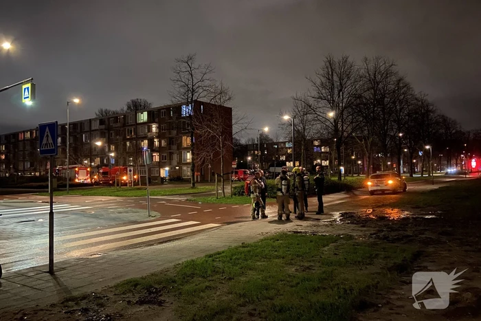 Brandweer ingezet voor gaslekkage