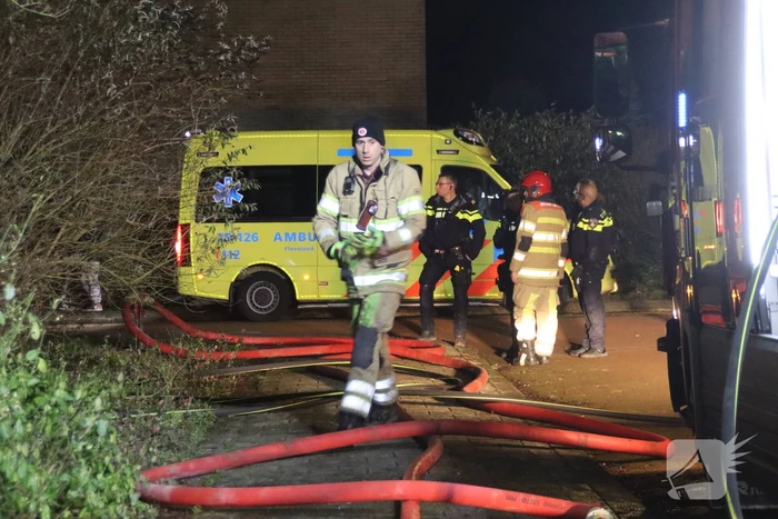Persoon gewond bij brand in slaapkamer