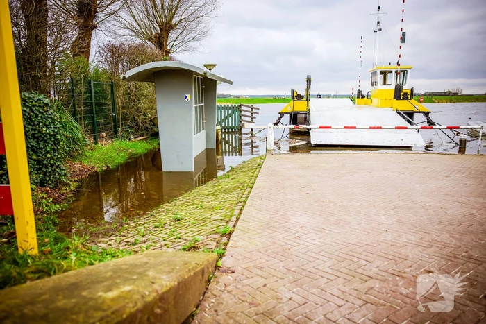 Hoogwater in de polder