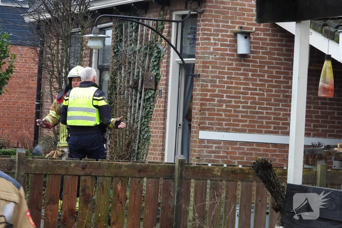 Brand in schoorsteen snel onder controle