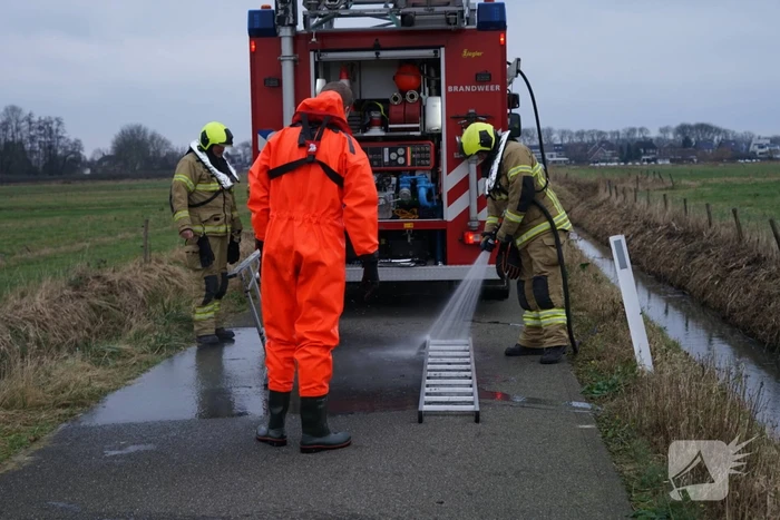 Zoekactie nadat scooter wordt aangetroffen in het water