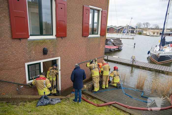 Flinke wateroverlast in Muiderslot