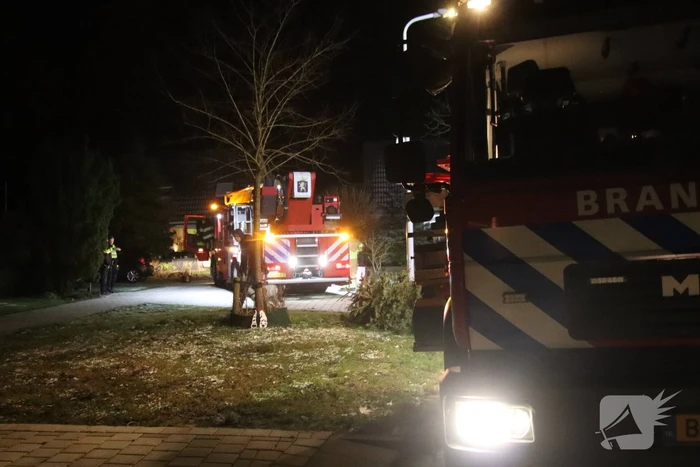 Flinke rookontwikkeling bij schoorsteenbrand