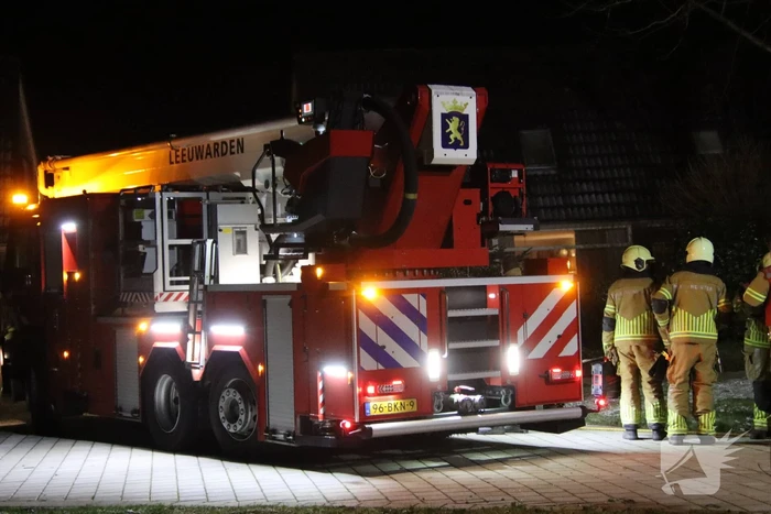 Flinke rookontwikkeling bij schoorsteenbrand