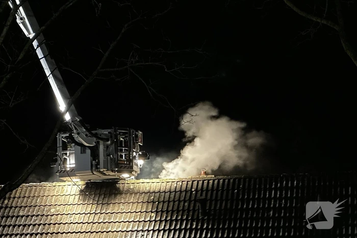 Flinke rookontwikkeling bij schoorsteenbrand