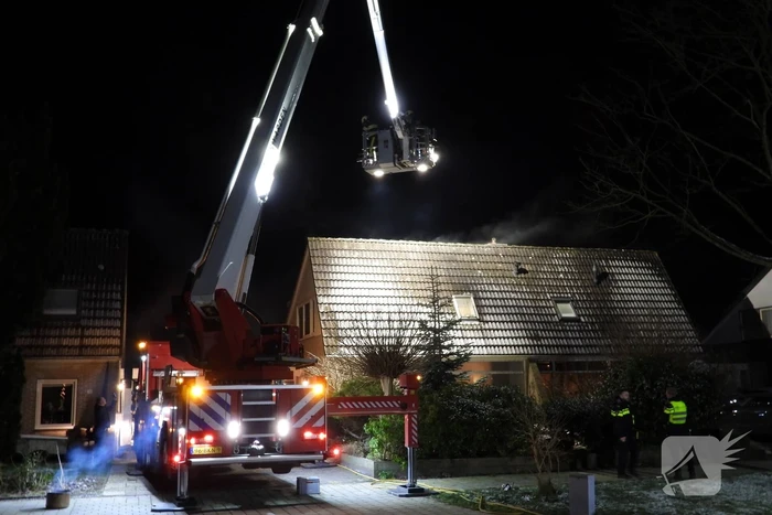 Flinke rookontwikkeling bij schoorsteenbrand