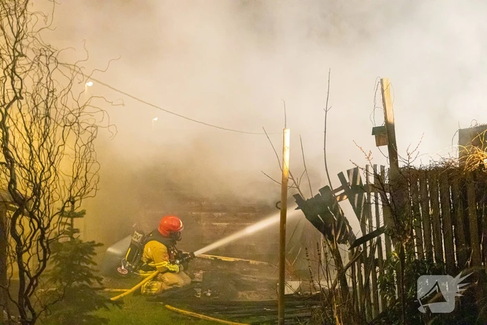 Veel rook bij brand in schuur