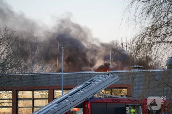 Grote brand in schoolgebouw