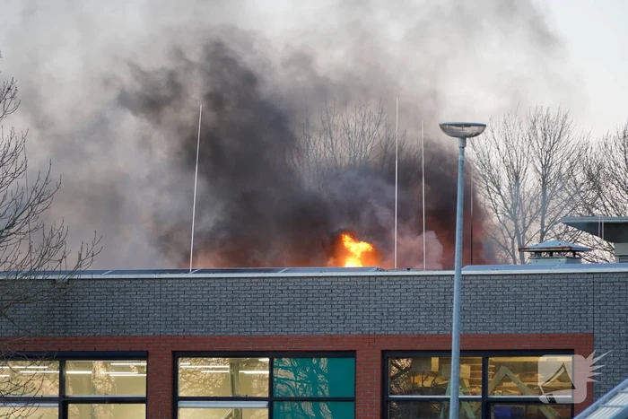 Grote brand in schoolgebouw