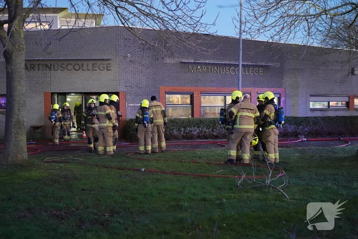 Grote brand in schoolgebouw