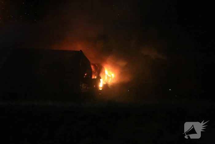 Uitslaande brand in bedrijfspand