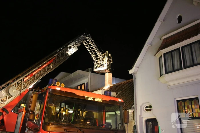 Schoorsteenbrand snel onder controle