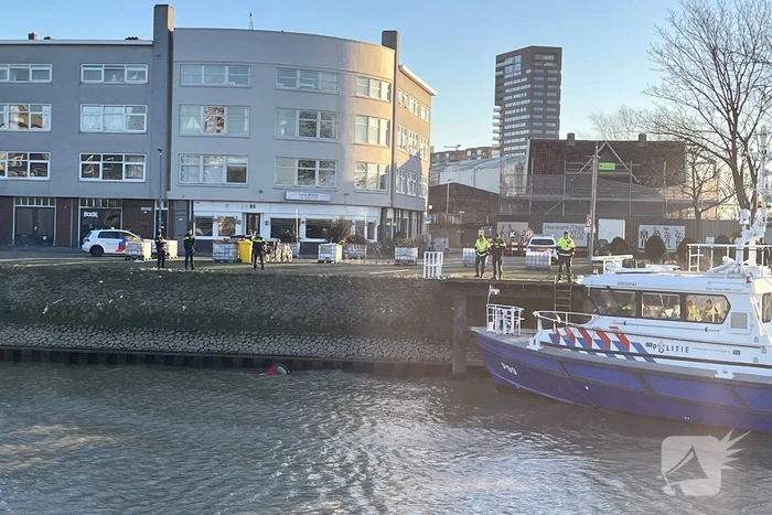 Hulpdiensten ingezet voor auto te water