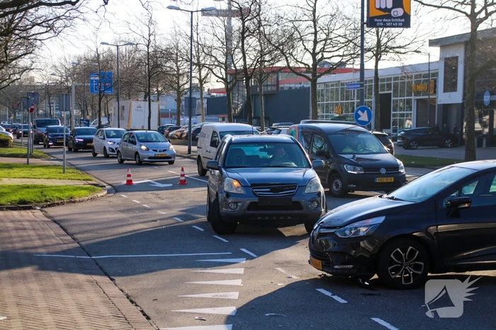 Verkeershinder door aanrijding